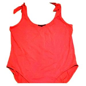 Eloquii Tie Shoulder Bodysuit